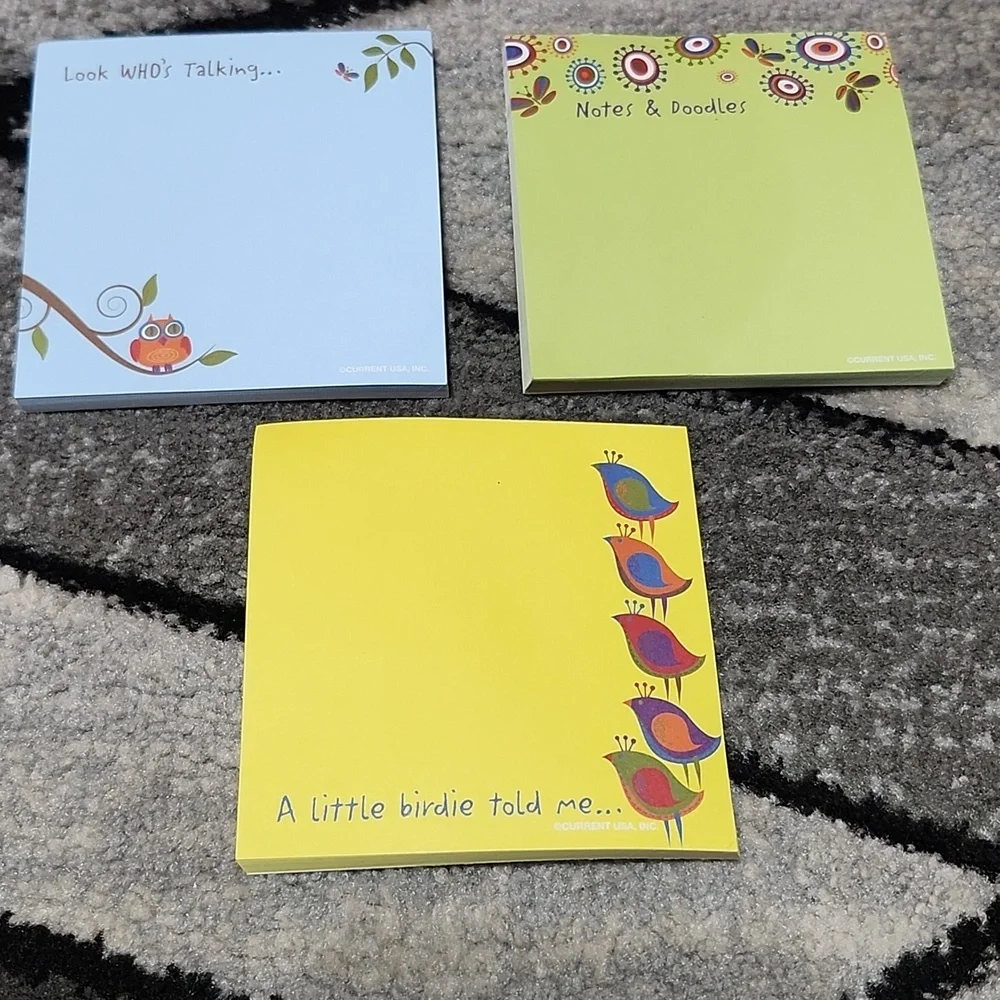 VINTAGE ASSORTED EASTER NOVELTY ERASERS MEMO PADS STICKY NOTES BAG & GAME BOOKS